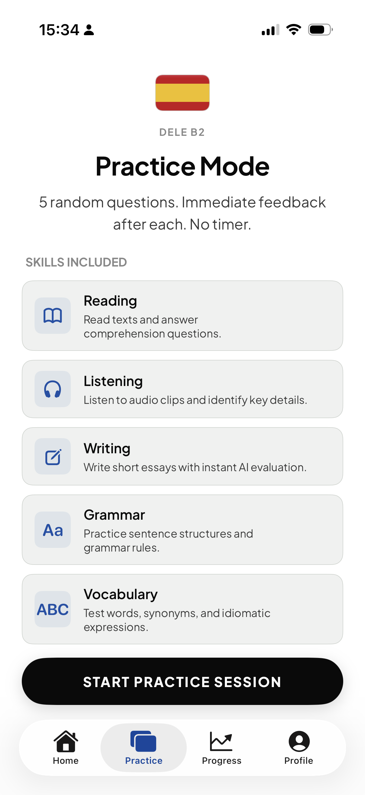 DELE C1 practice exam